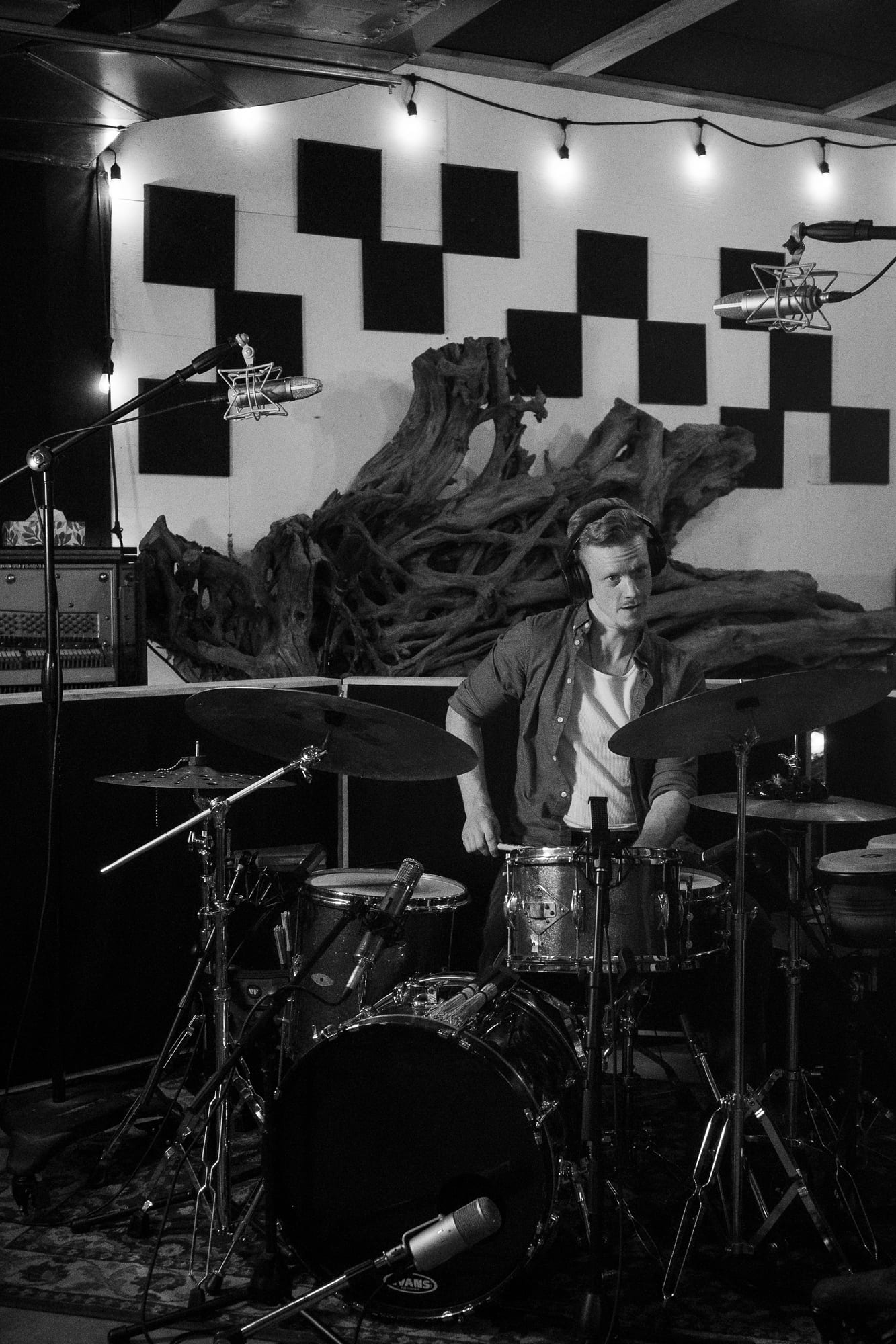Alex at the kit, tracking