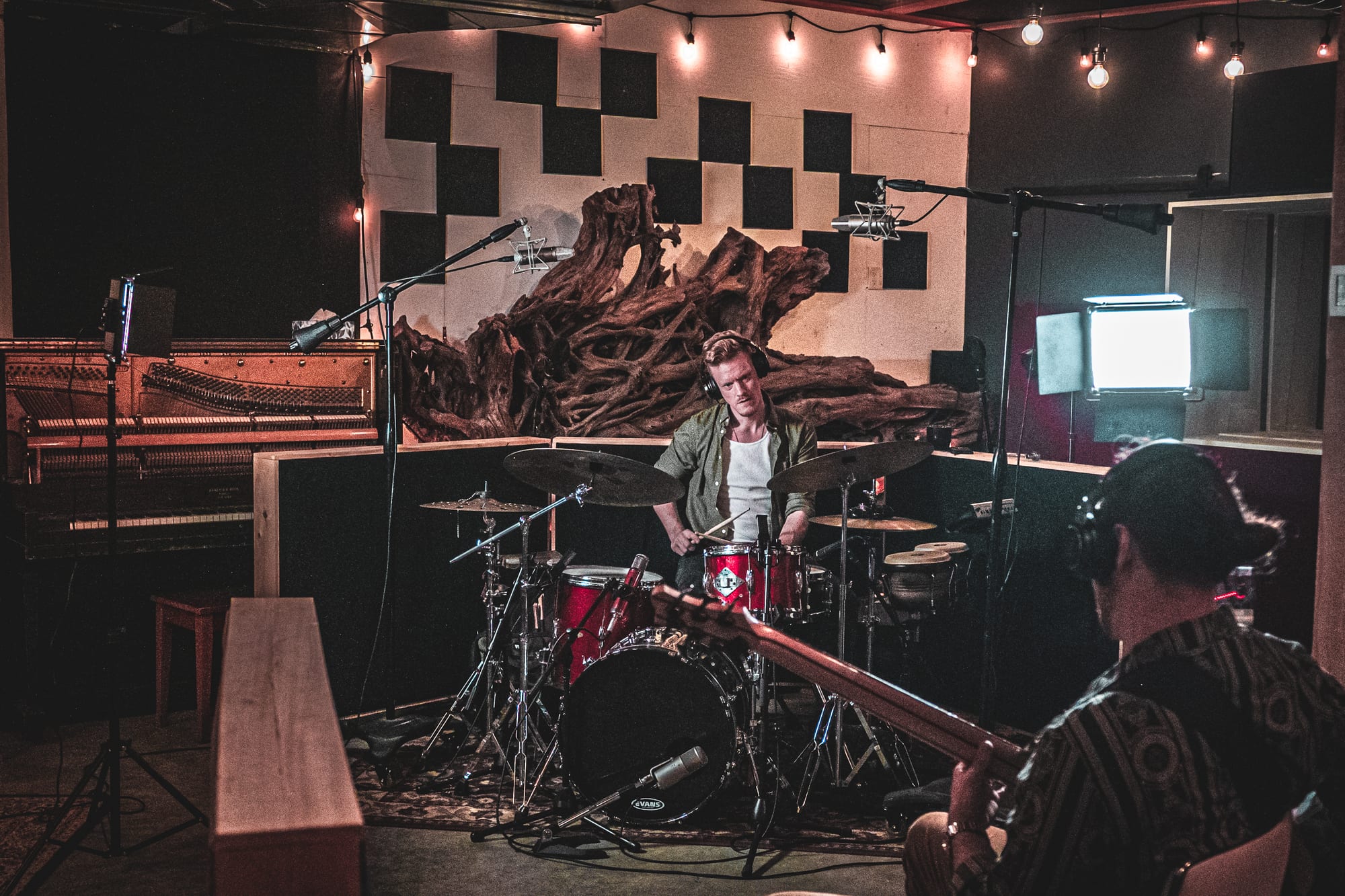 Tracking drums, room set up